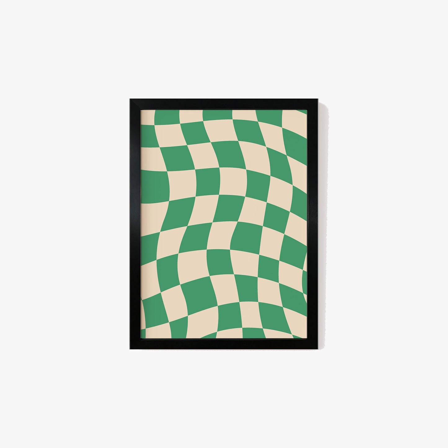 Checkered Green Print