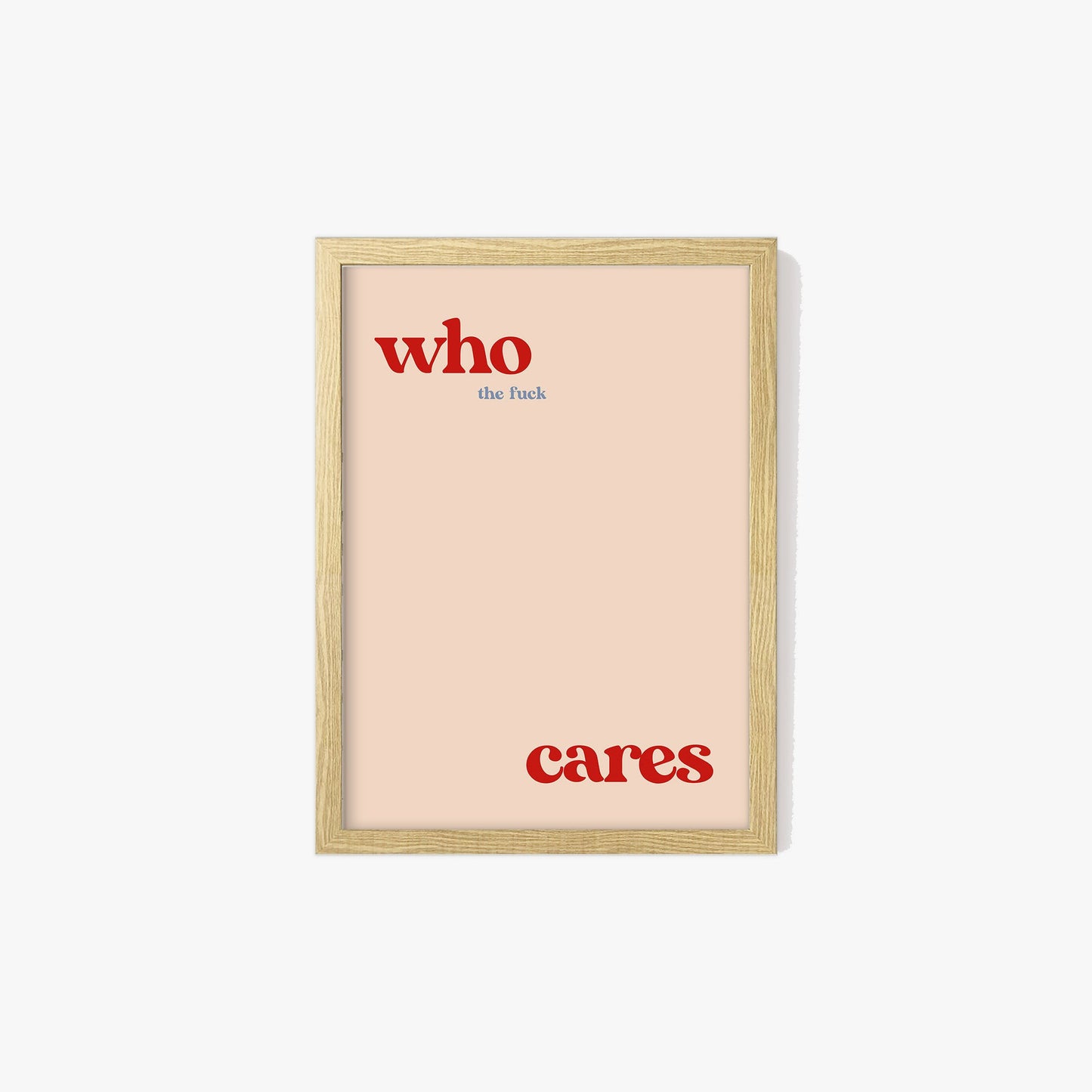 Who Cares Print