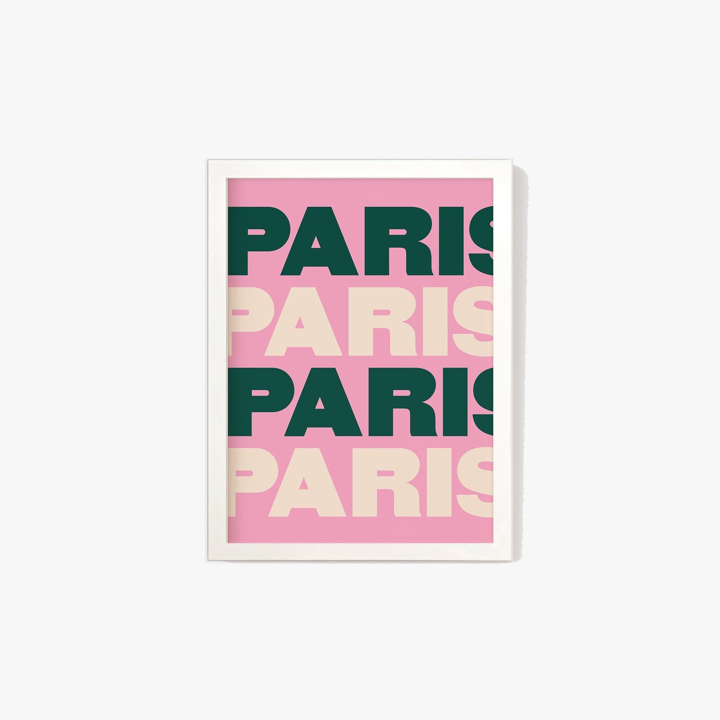 Colourful Paris Travel Print