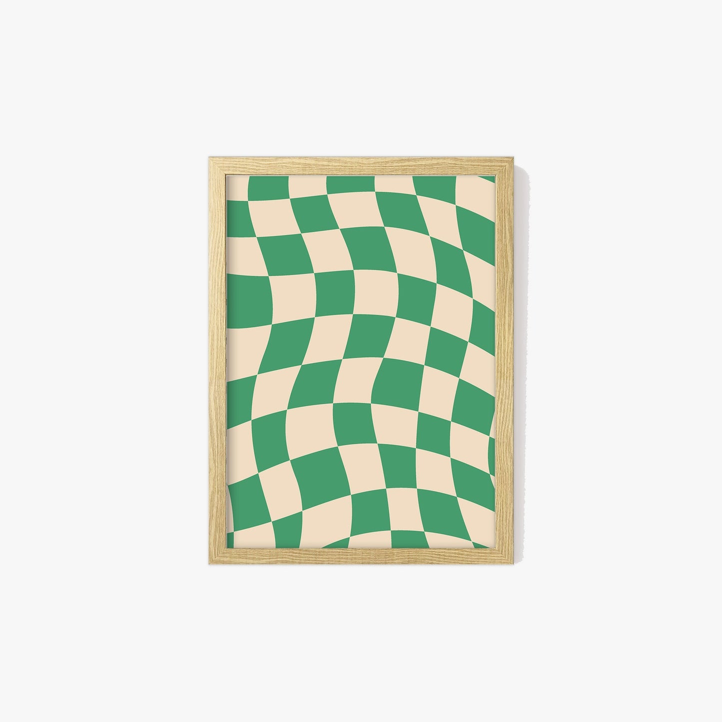 Checkered Green Print