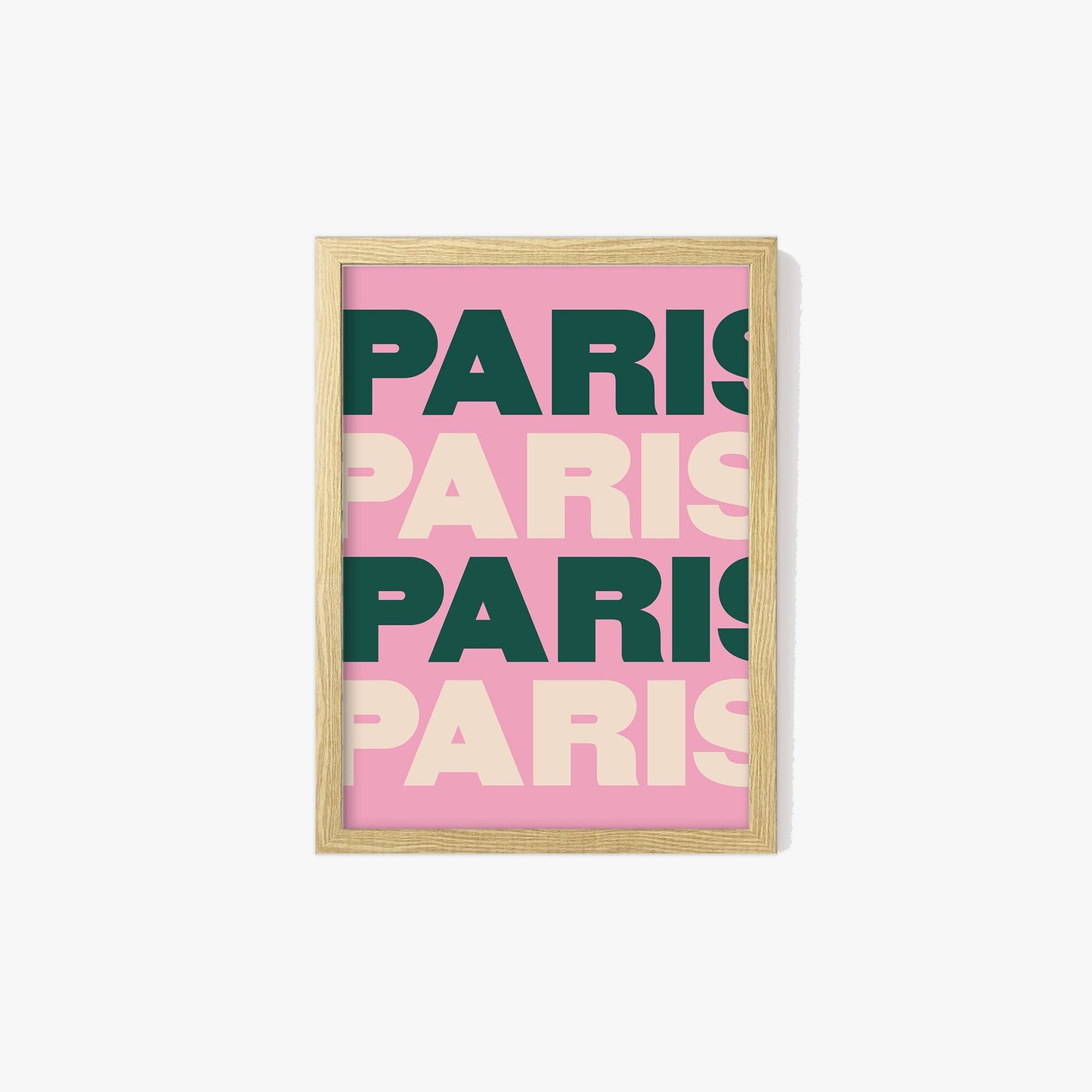 Colourful Paris Travel Print