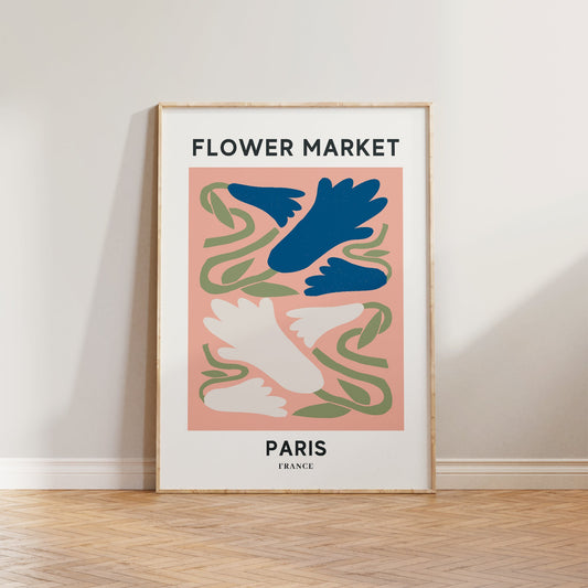 Flower Market Paris Print #2