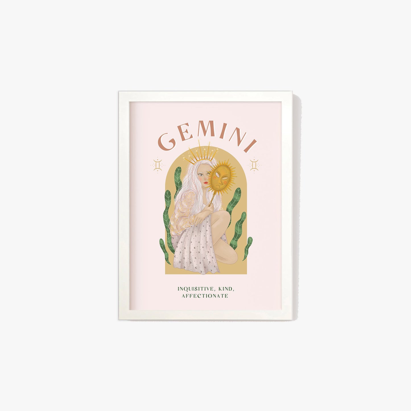 Gemini Illustration Print