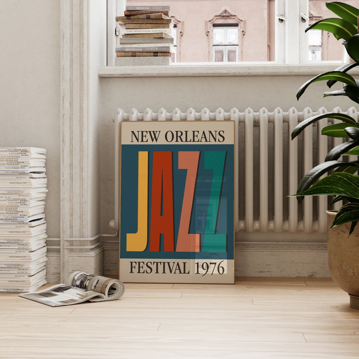 Vintage Jazz Festival Print