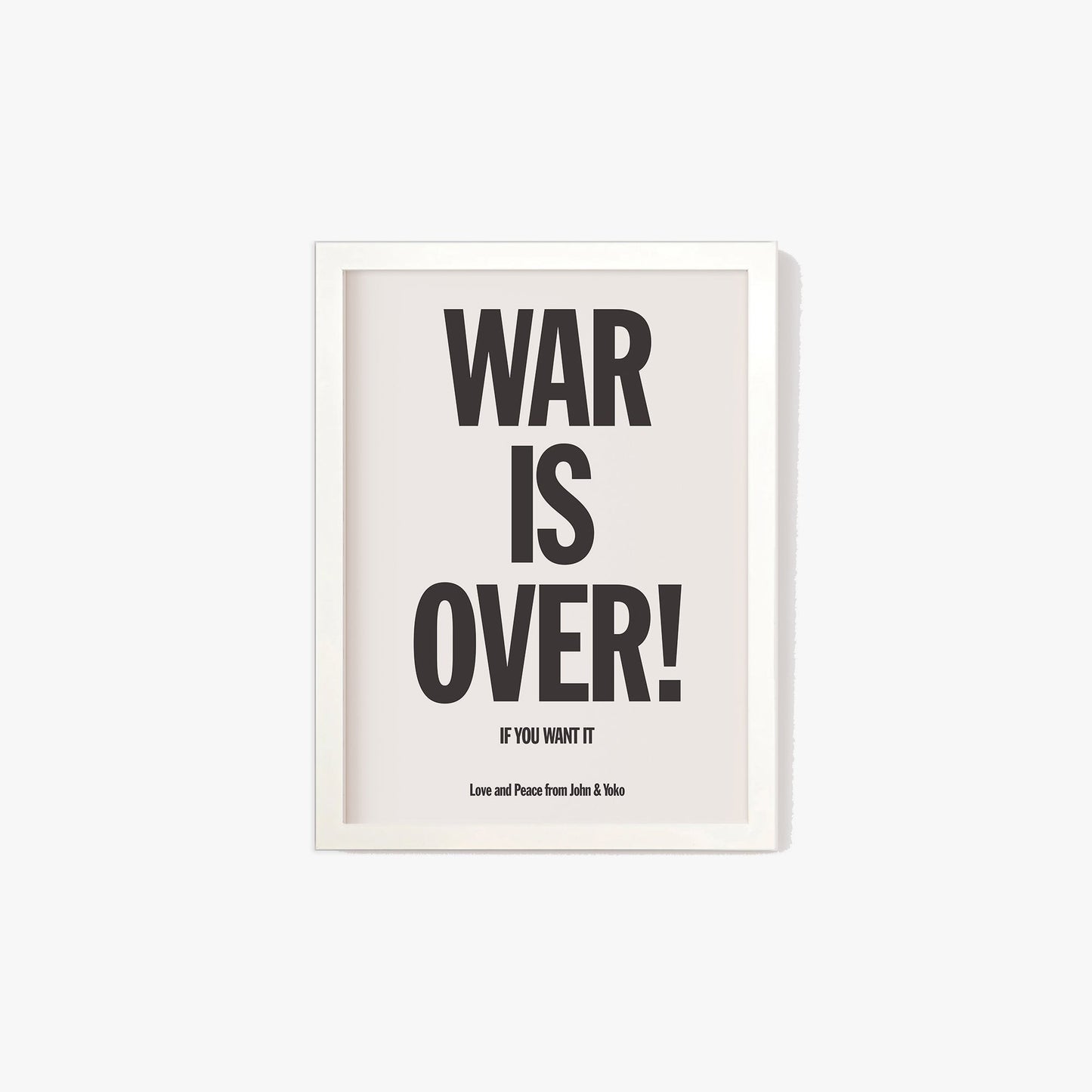 War Is Over Print