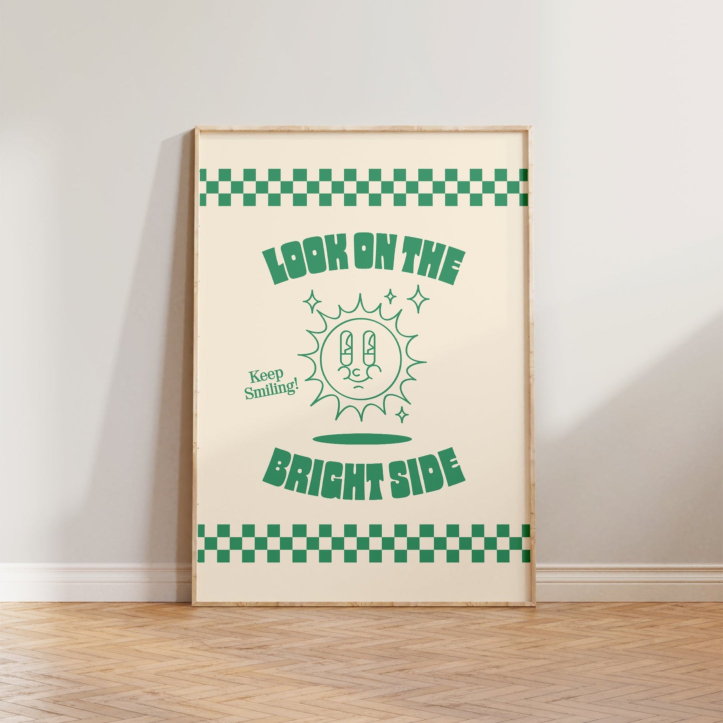 Retro Look On The Bright Side Print