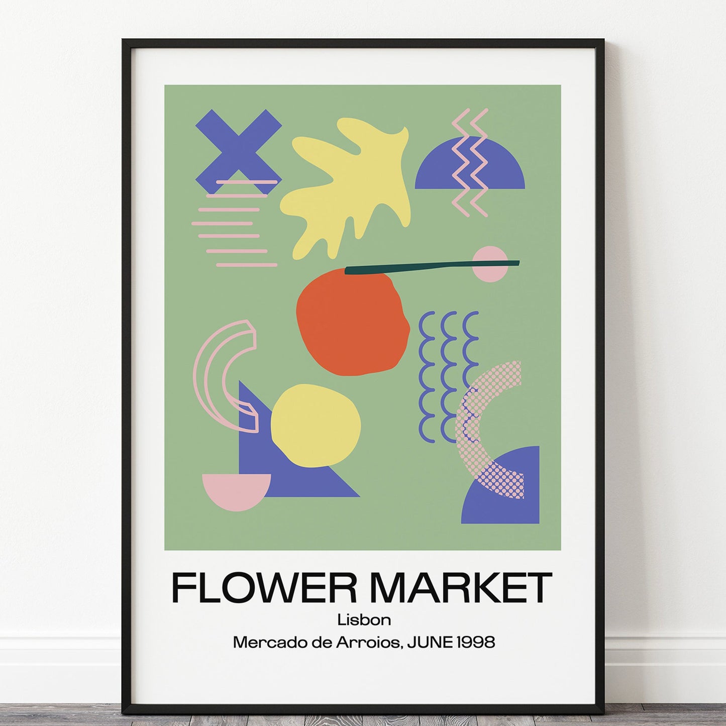 Flower Market Lisbon Print