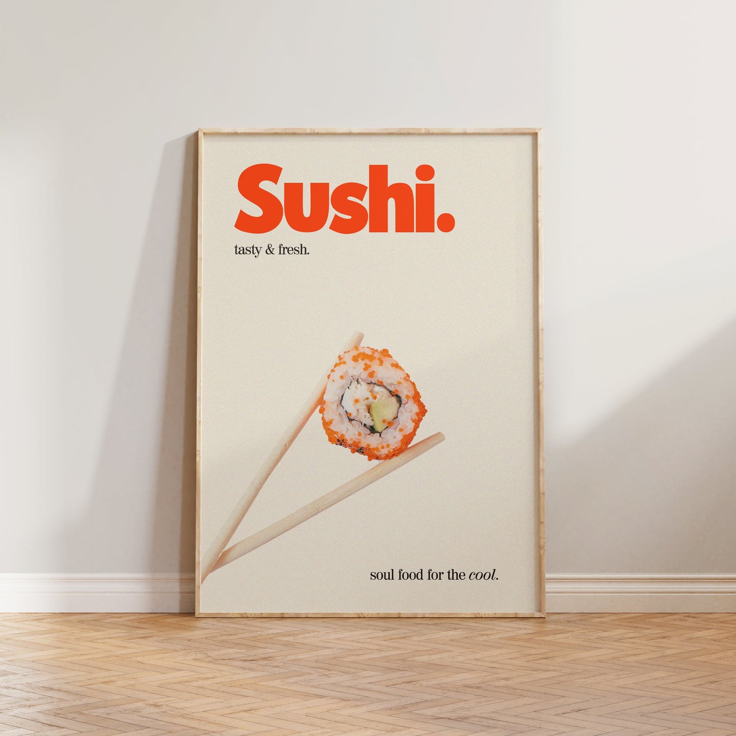 Retro Sushi Print