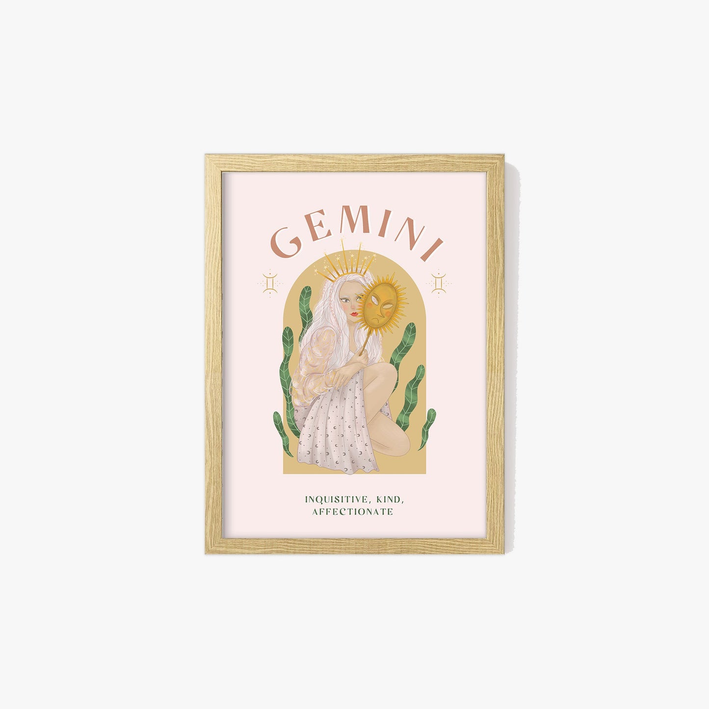 Gemini Illustration Print