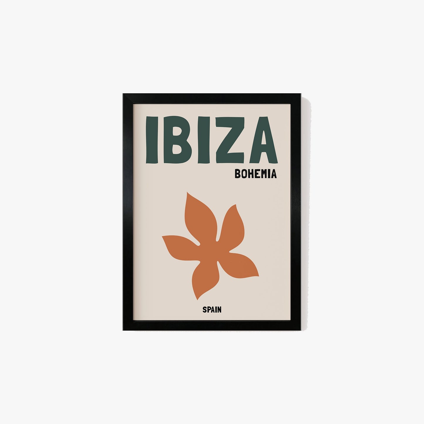 Ibiza Bohemia Beige Travel Print