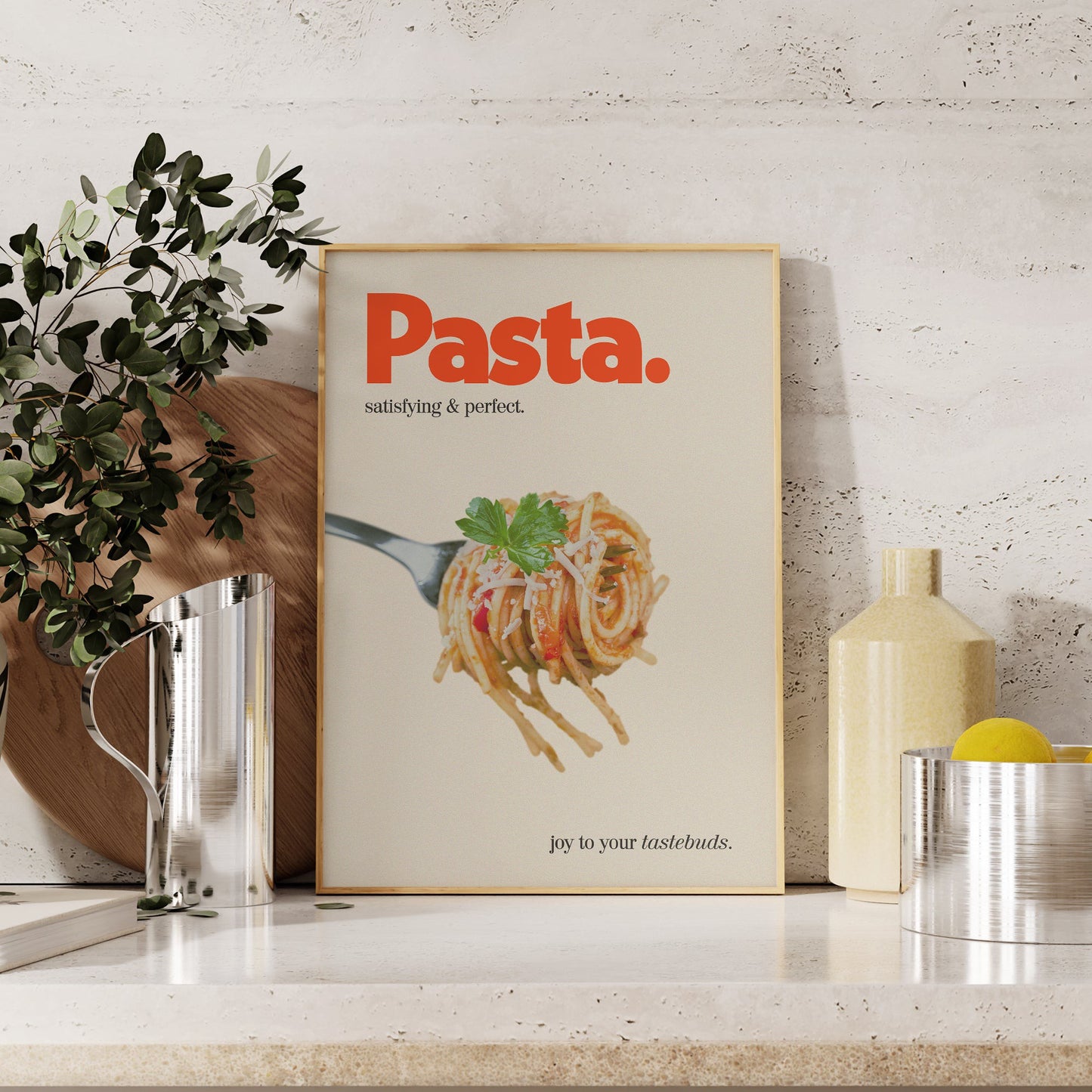 Retro Pasta Print