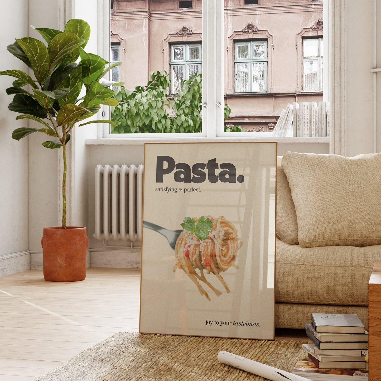 Retro Pasta Print