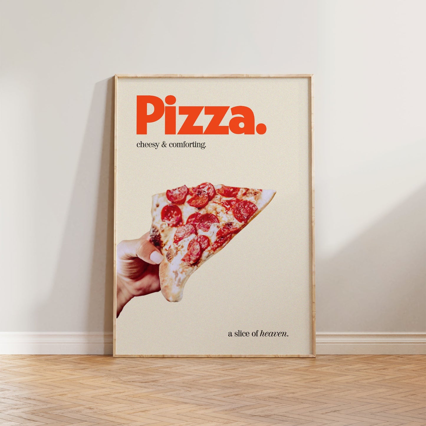 Retro Pizza Kitchen Print