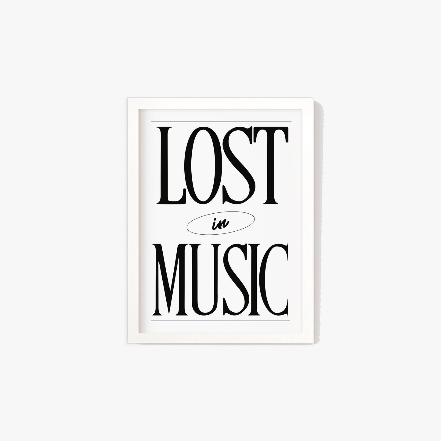 Lost In Music Print