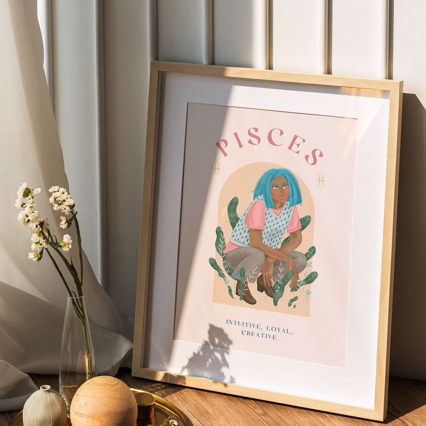 Pisces Illustration Print