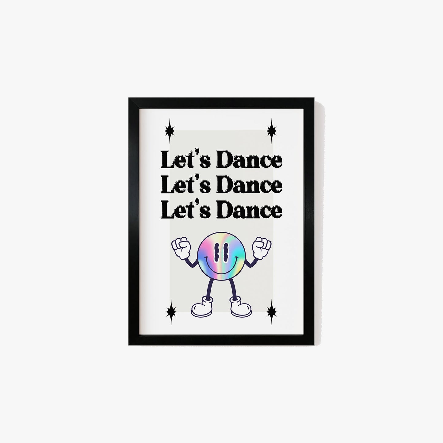 Retro Let's Dance Print