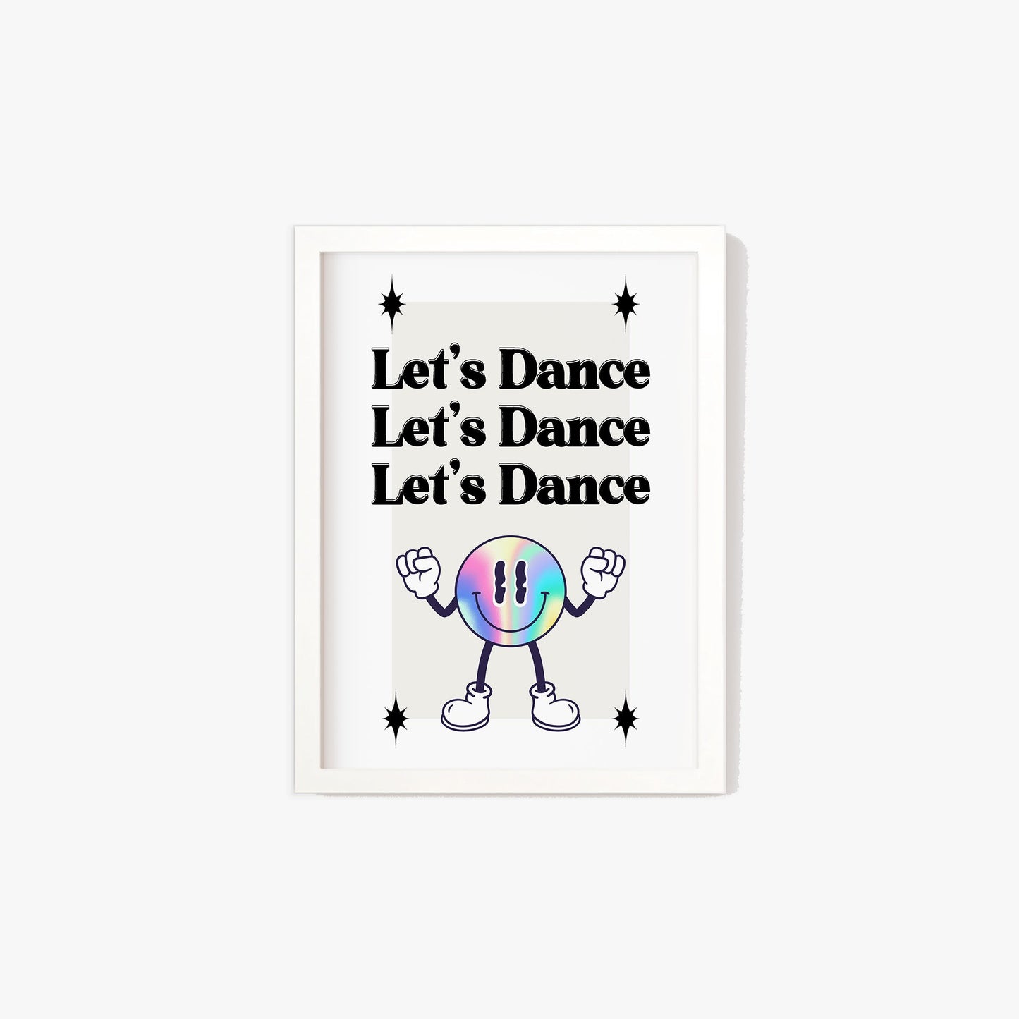 Retro Let's Dance Print