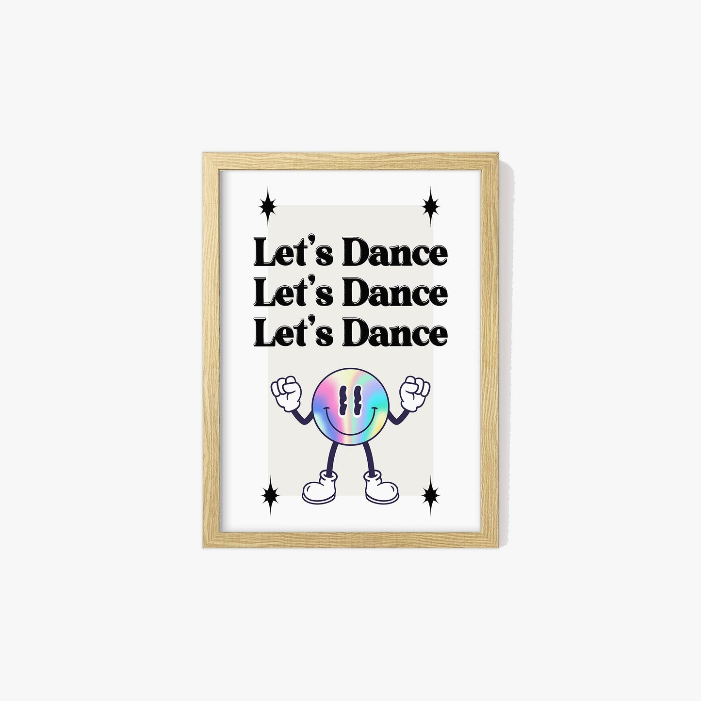 Retro Let's Dance Print