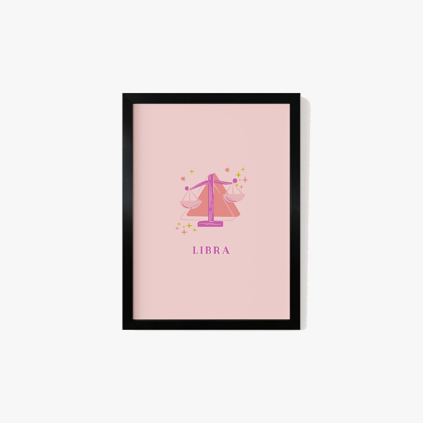 Libra Pink Print