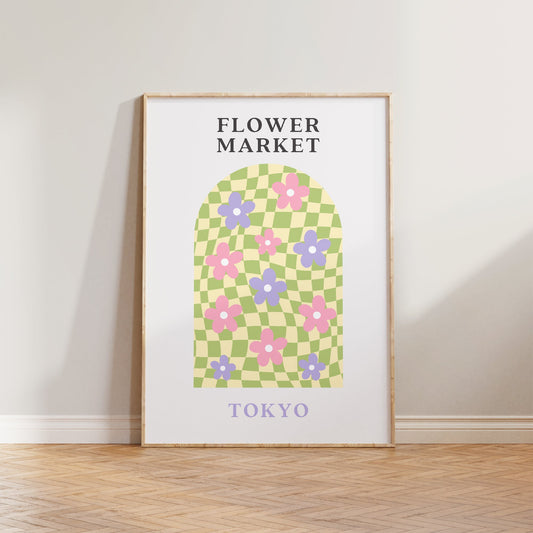 Flower Market Tokyo Print #2