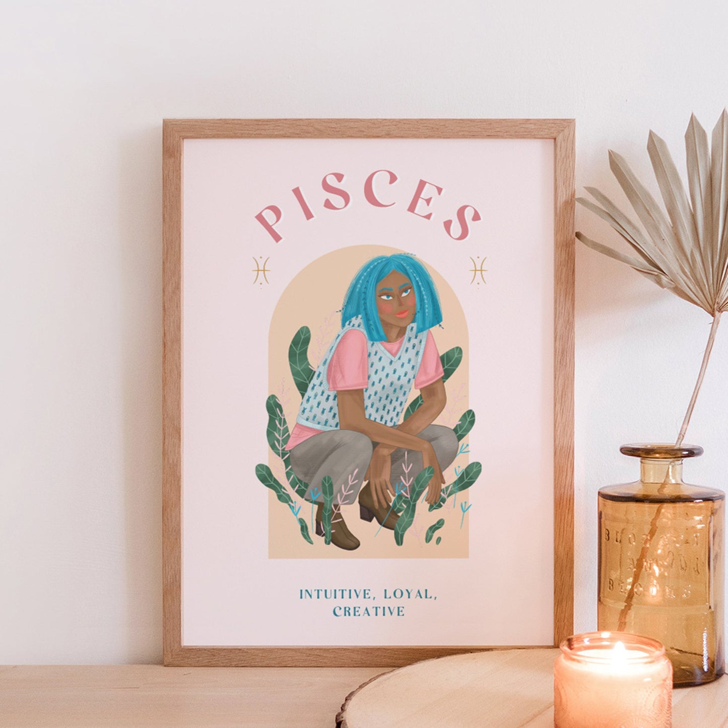 Pisces Illustration Print