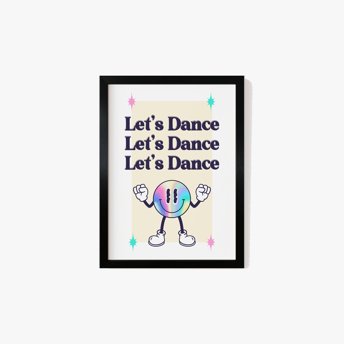 Retro Let's Dance Print