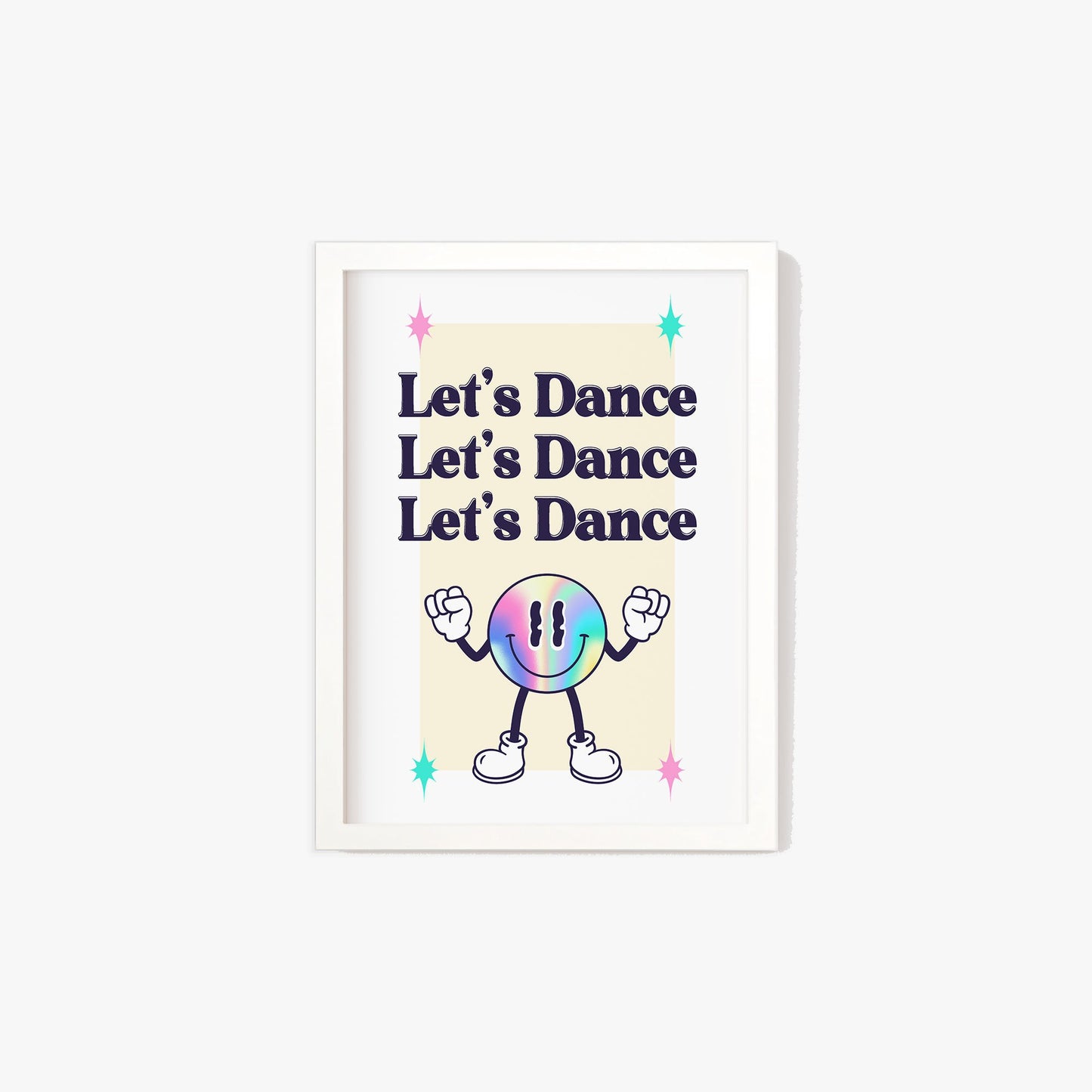 Retro Let's Dance Print