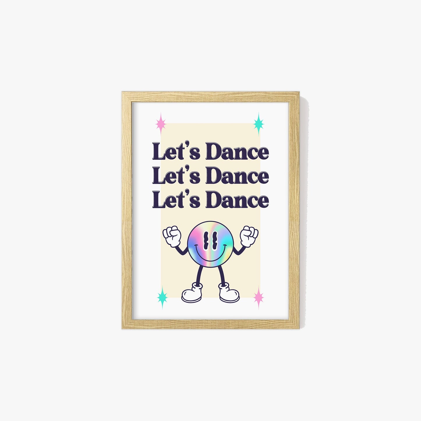 Retro Let's Dance Print