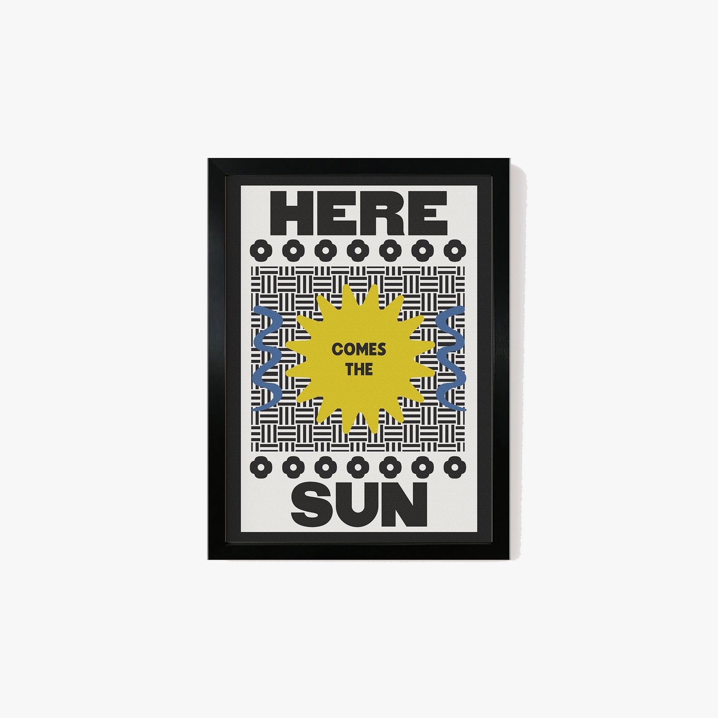 Retro Here Comes The Sun Print