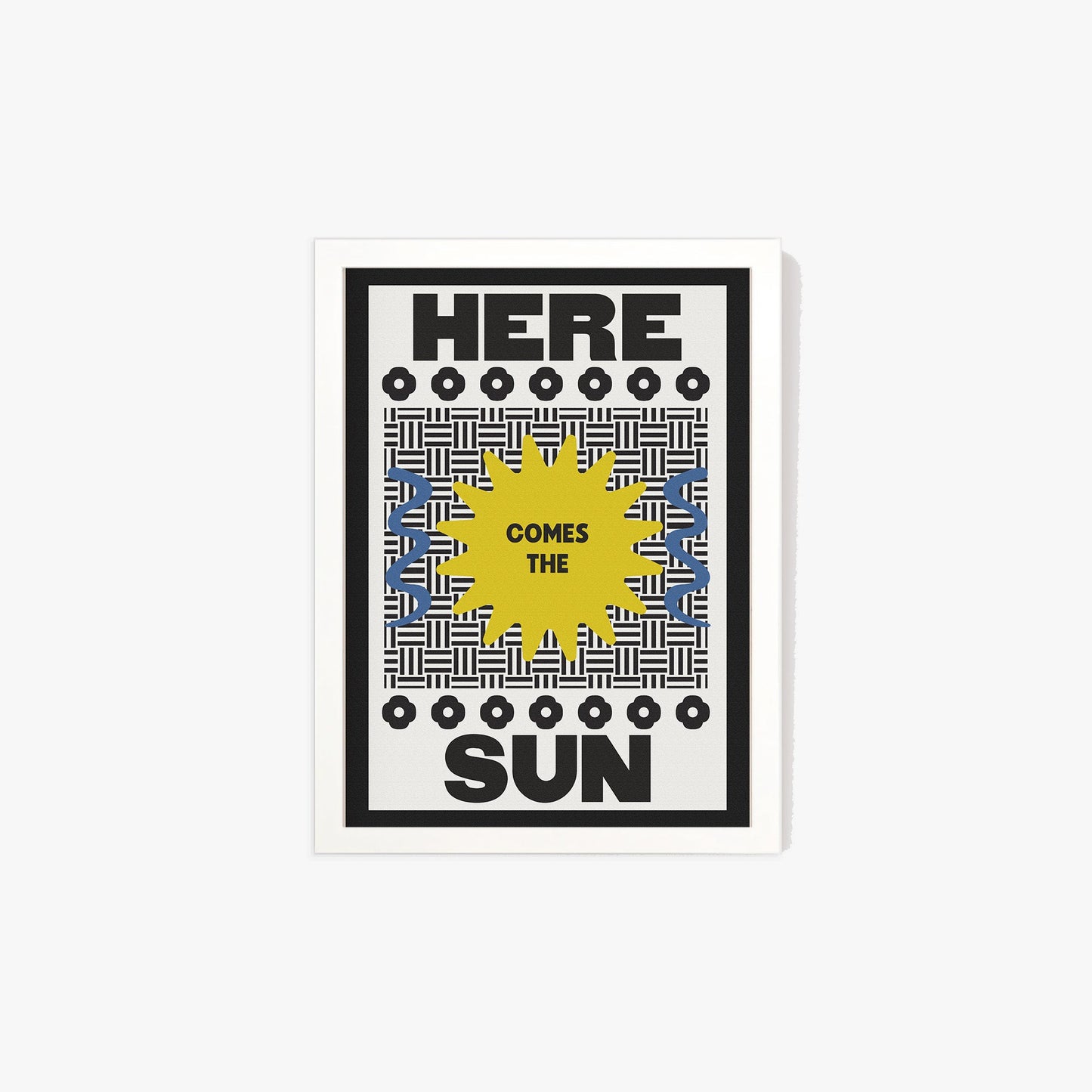 Retro Here Comes The Sun Print