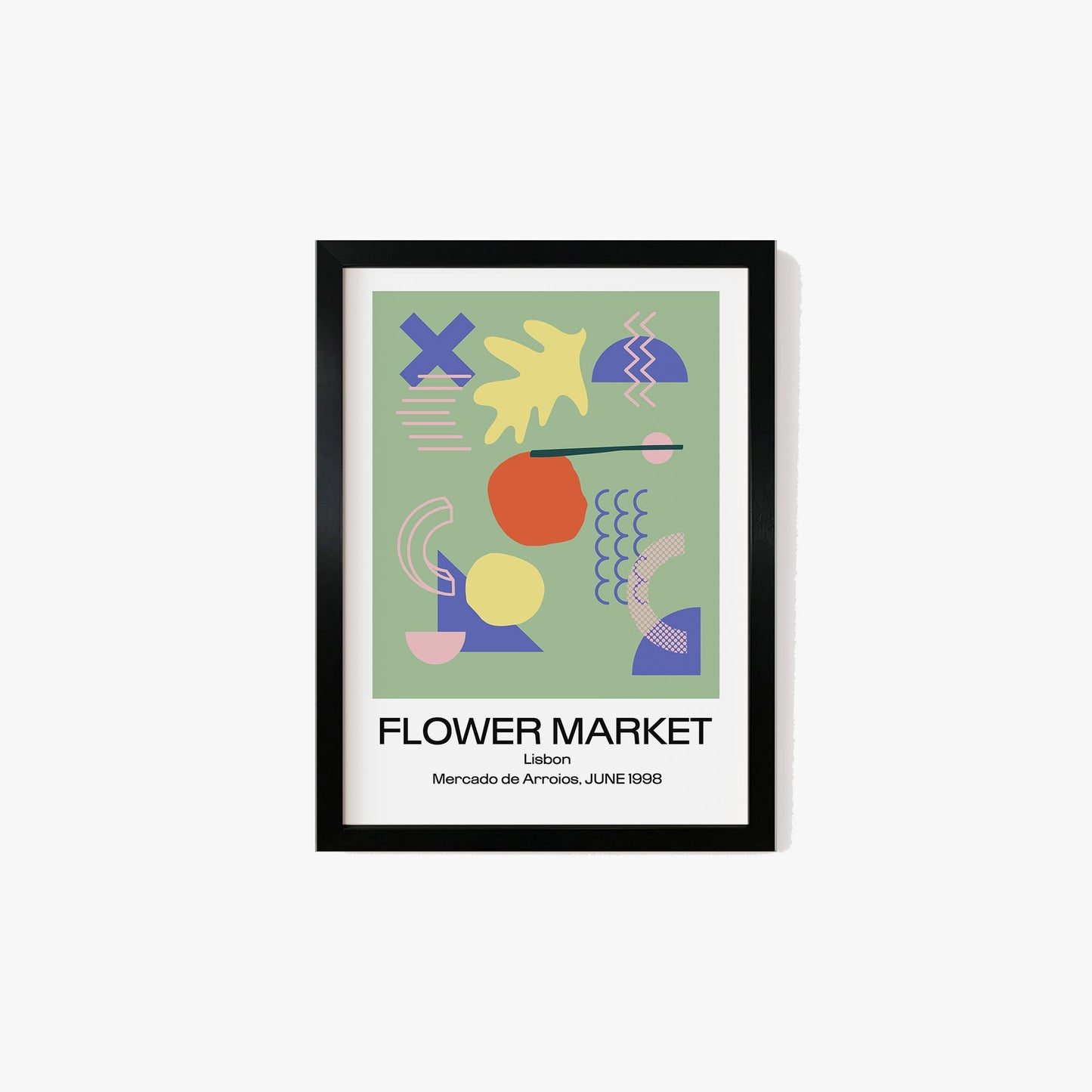 Flower Market Lisbon Print