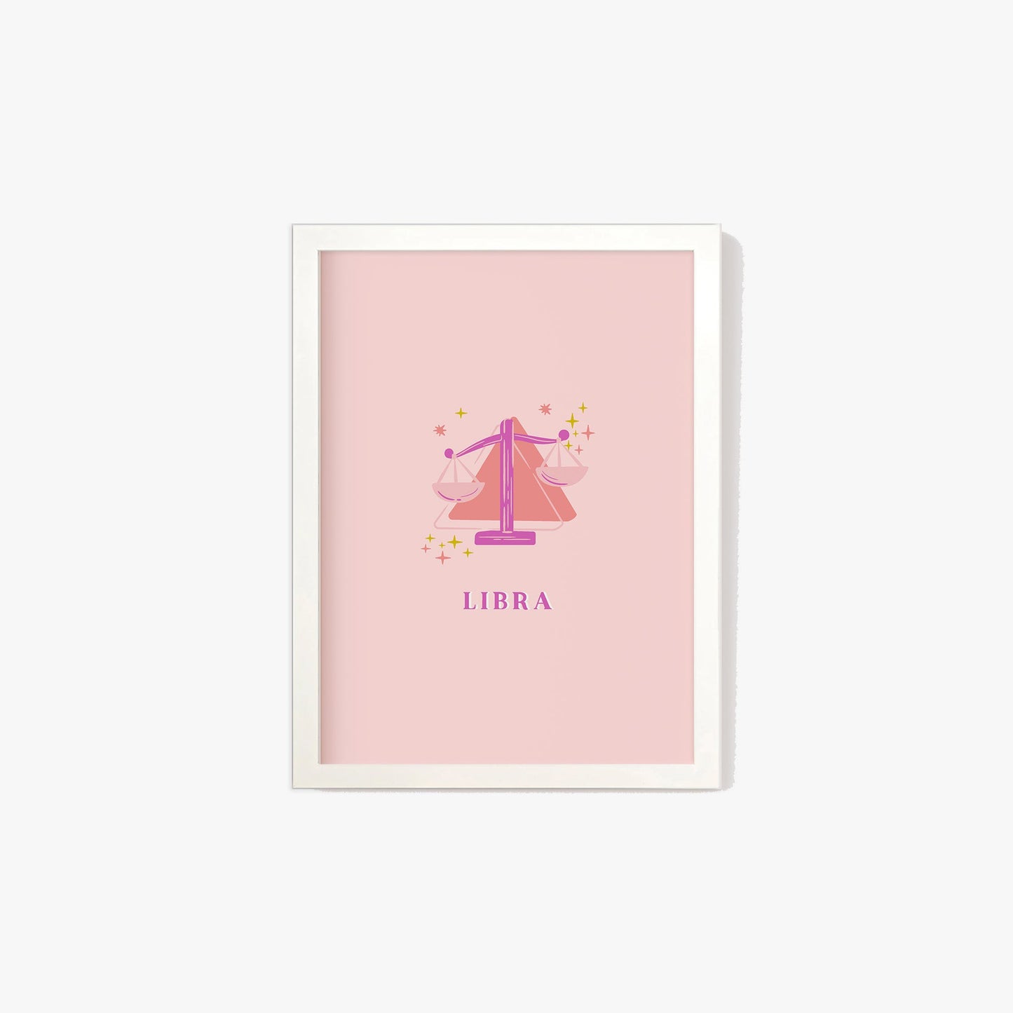 Libra Pink Print