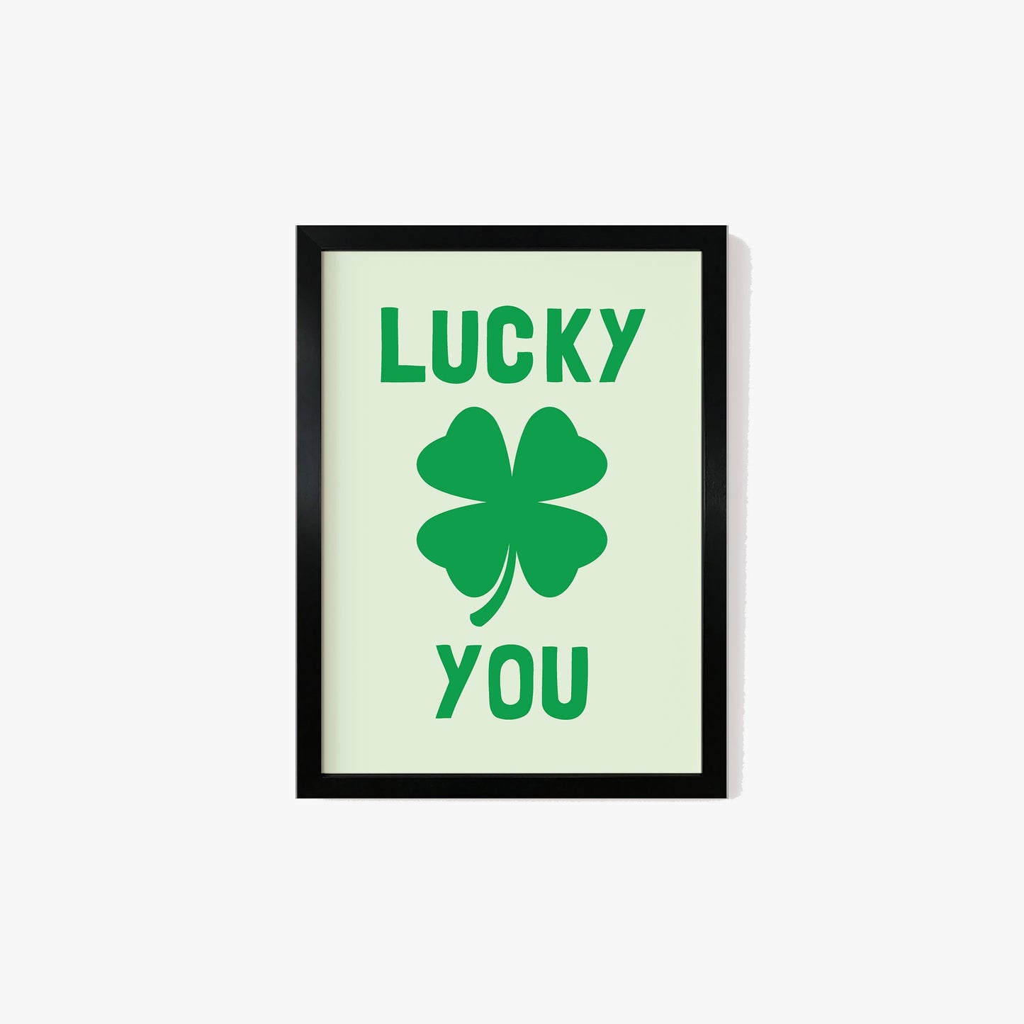 Lucky You Clover Print