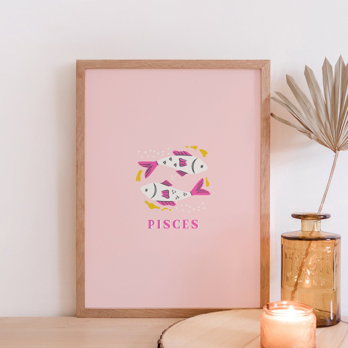 Pisces Pink Print