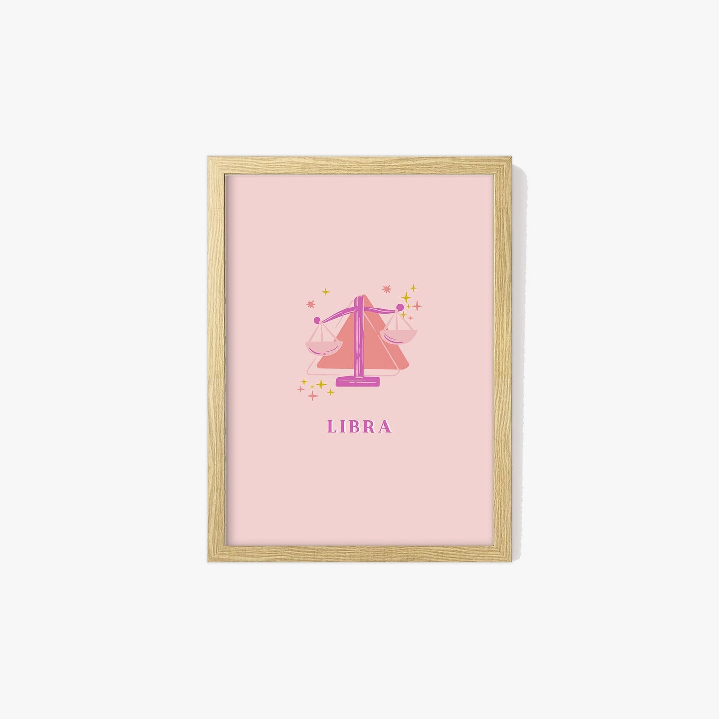 Libra Pink Print