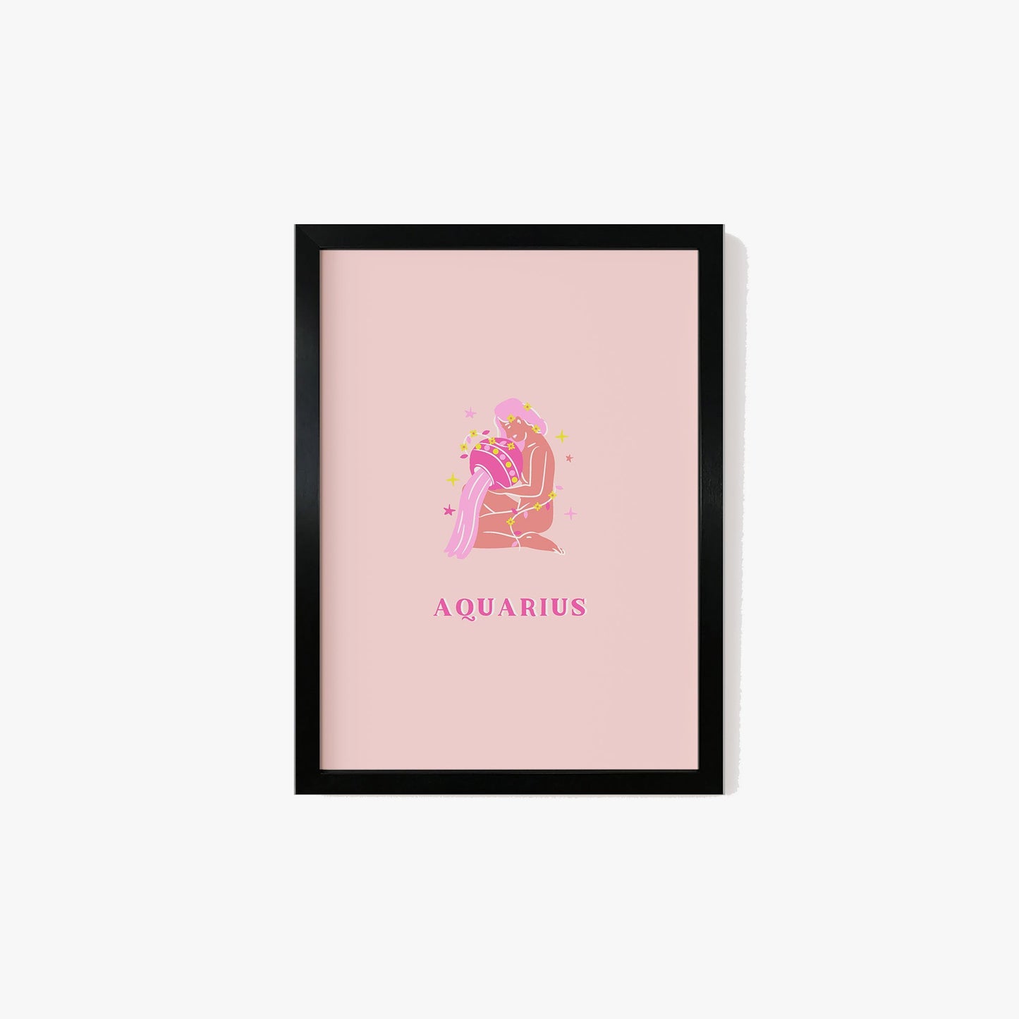 Aquarius Pink Print