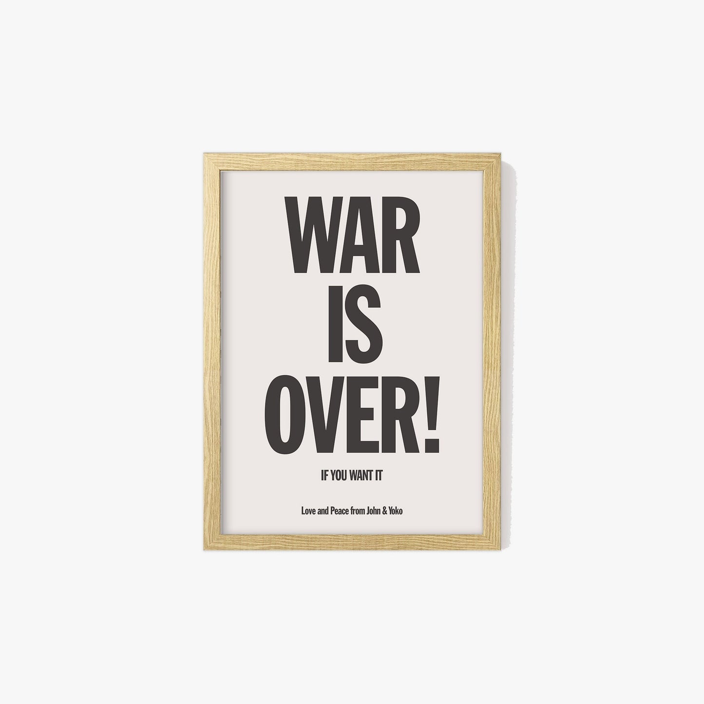 War Is Over Print