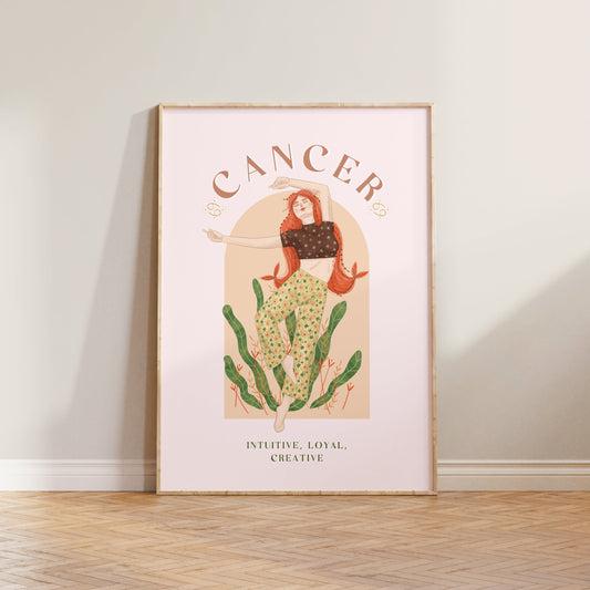 Cancer Illustrated Print