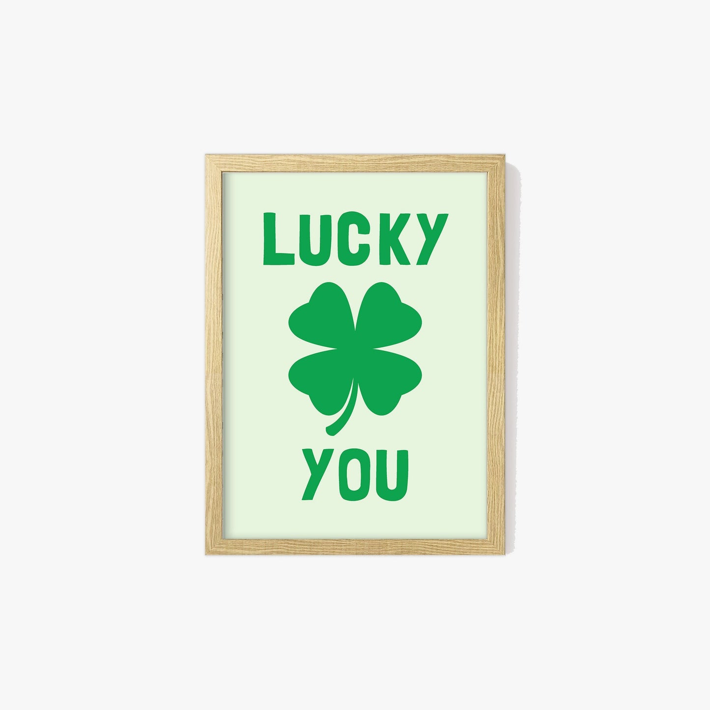 Lucky You Clover Print