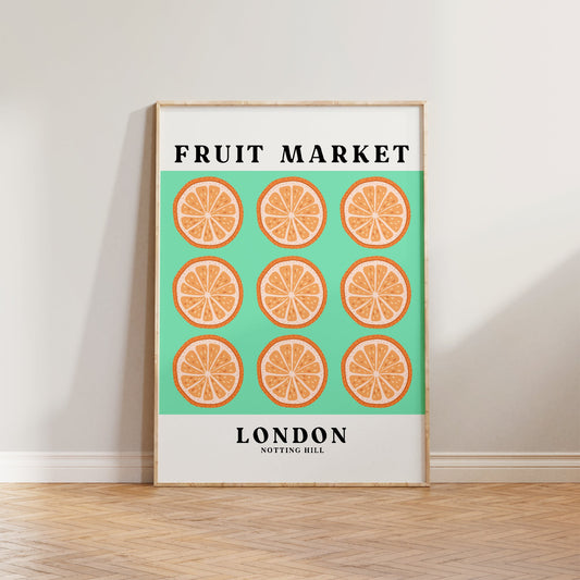 Fruit Market London Print