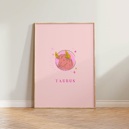 Taurus Pink Print