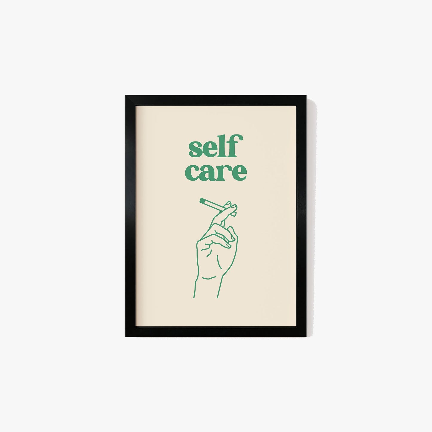 Self Care Smoking Print