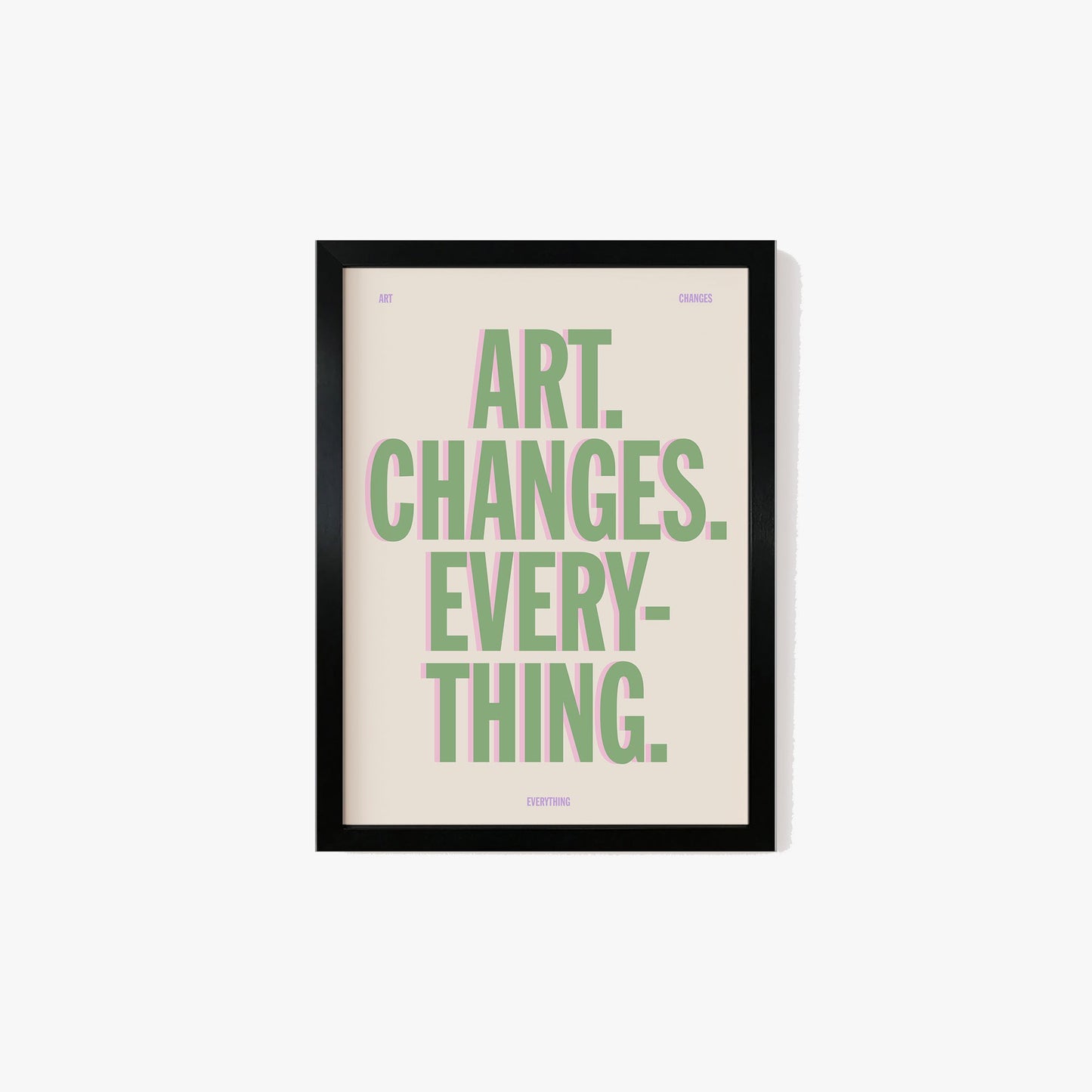 Art Changes Everything Print