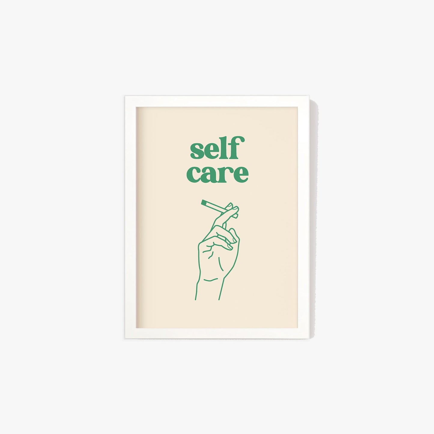 Self Care Smoking Print