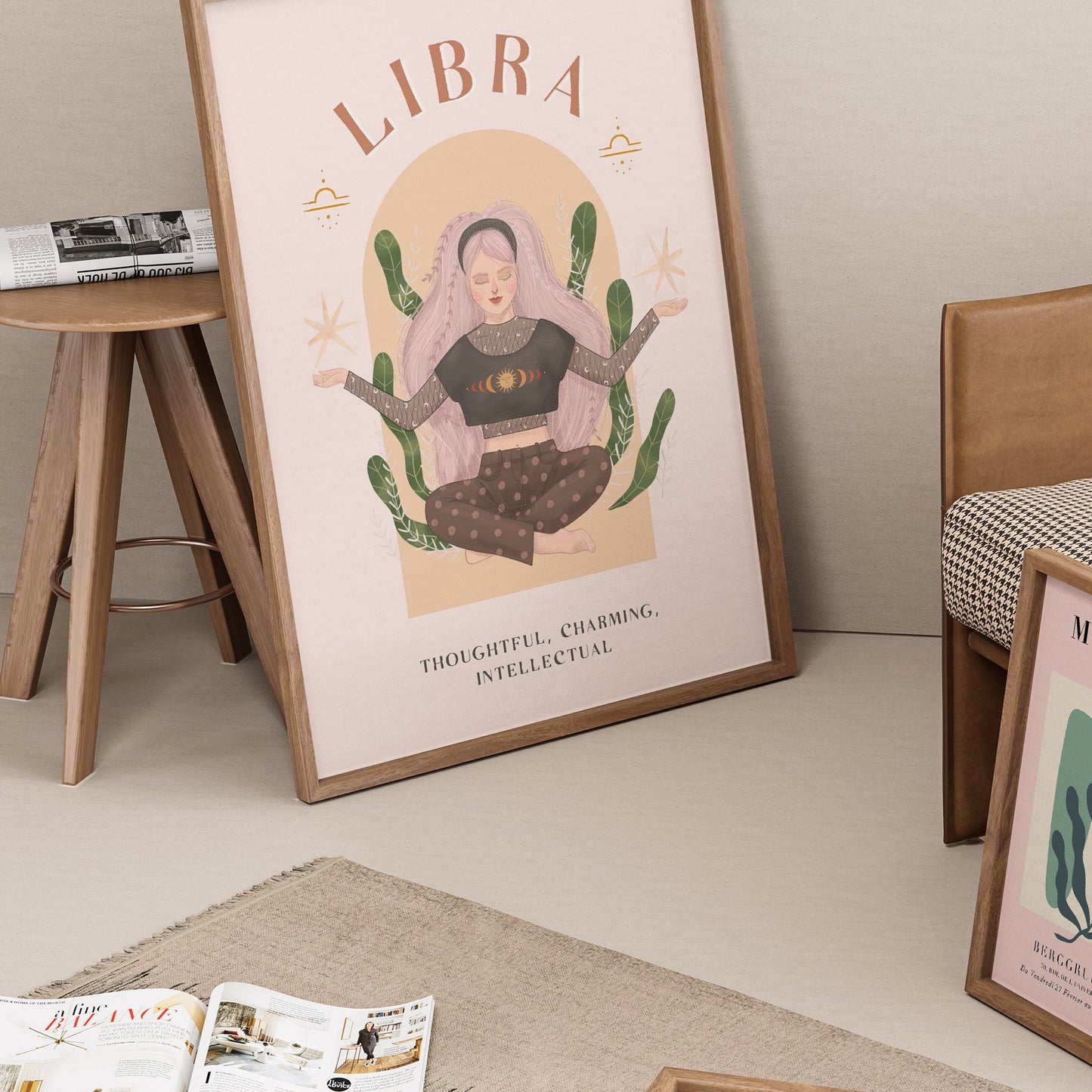 Libra Illustration Print