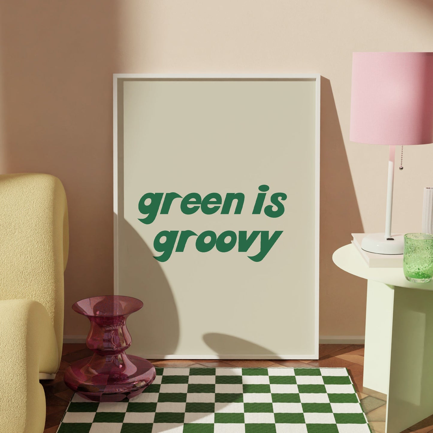 Green Is Groovy Print