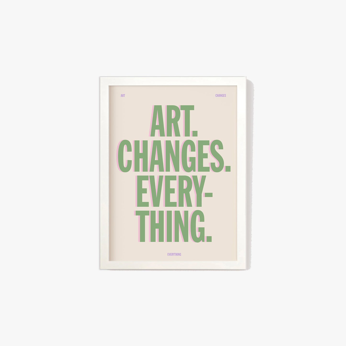 Art Changes Everything Print