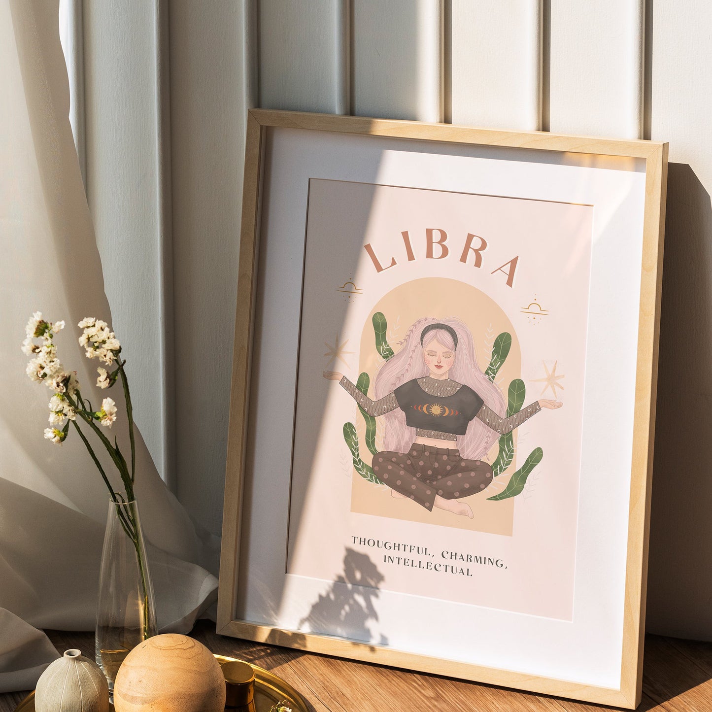 Libra Illustration Print