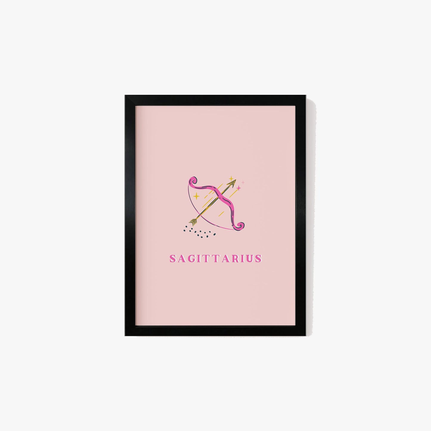 Sagittarius Pink Print