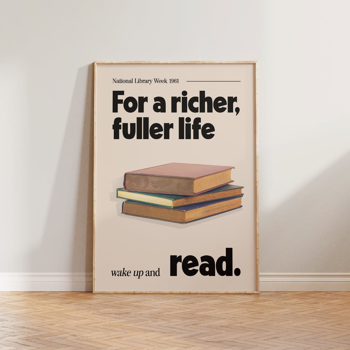 Vintage National Library Week Print – Lune Club